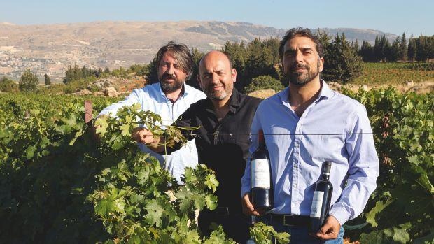 The team at Chateau Kefraya, Lebanon