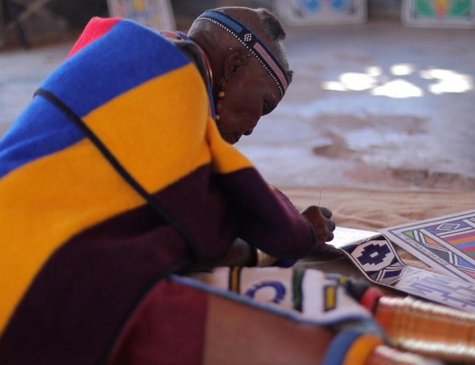 Celebrated Artist Esther Mahlangu's Unique Rolls Royce Phantom