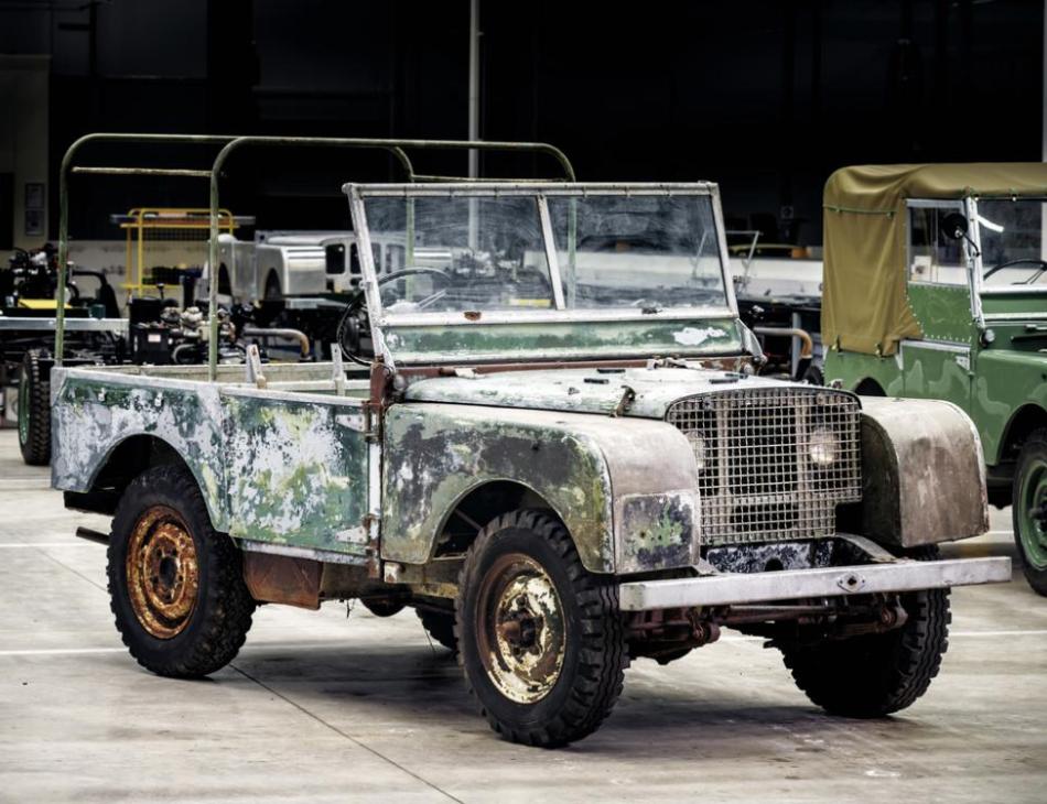 Jaguar Land Rover Restore First Land Rover To Mark 70th Anniversary