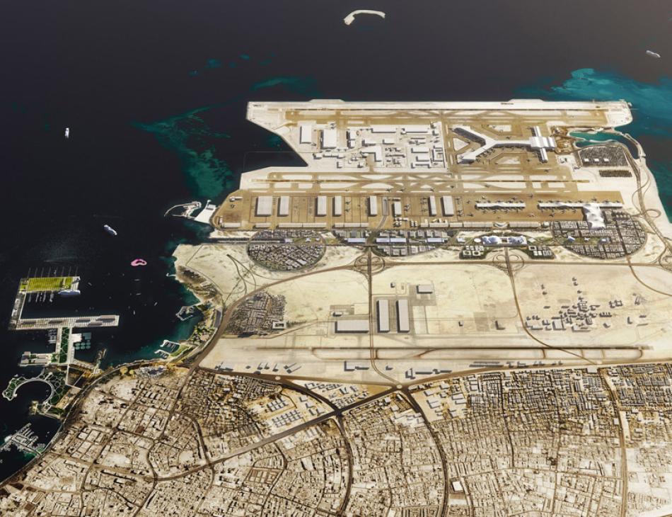 OMA Masterplans Airport City for HIA Airport in Doha, Qatar