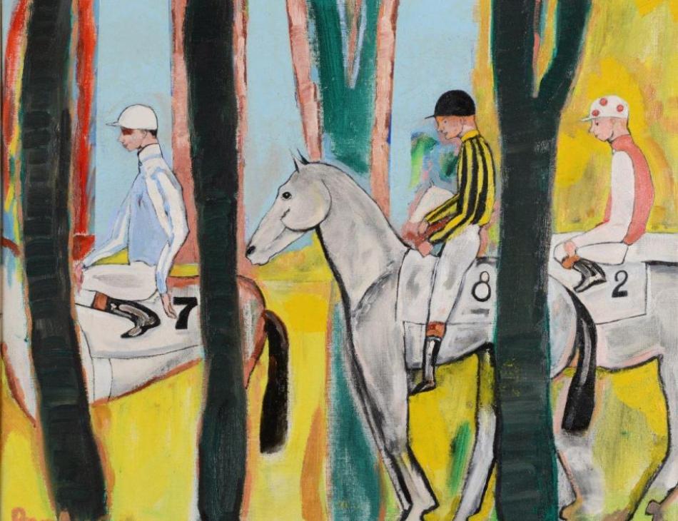 Jockeys in the Woods