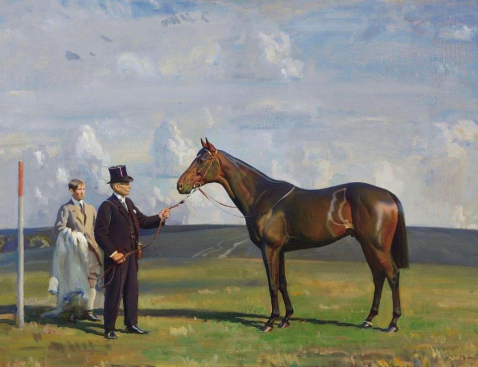 Alec Taylor Jr with Lord Astor’s Buchan