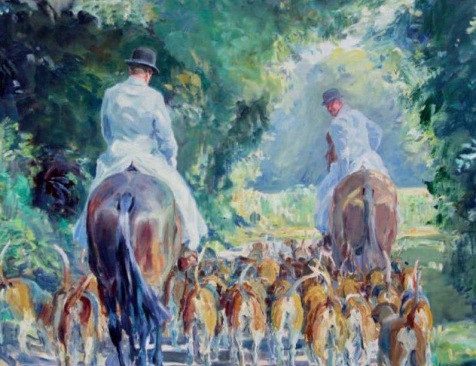 Dappled Lanes, Oil on Canvas
