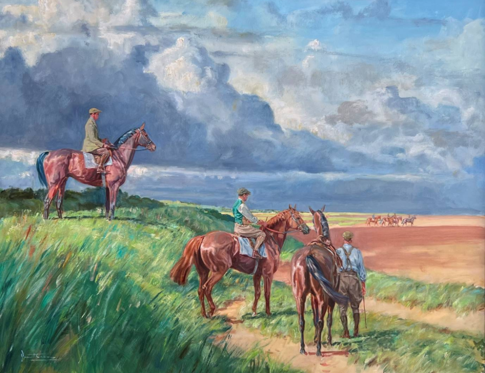 Rivals, Oil on Canvas