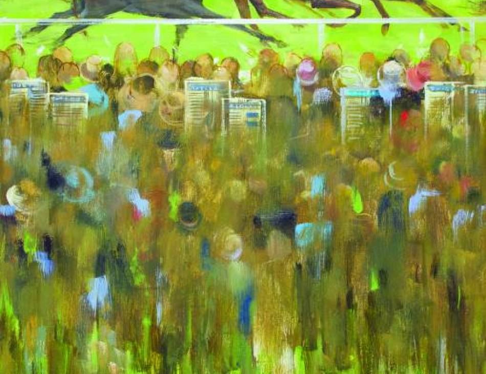 A Clear View, Oil on Canvas, Mao Wen Biao