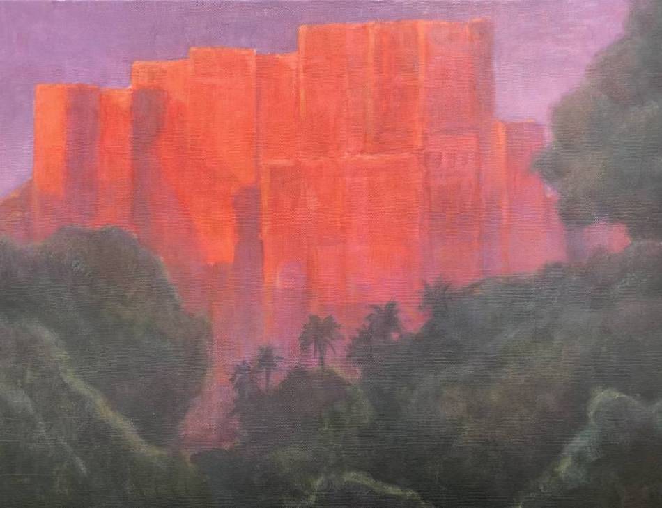 Jodhpur, Acrylic on Canvas,  Lincoln Seligman.jpg