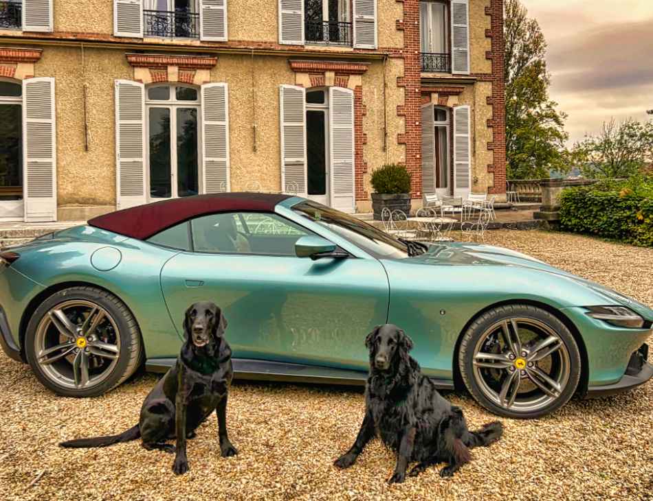Ferrari Roma Spider: Chateau de Menilmontant