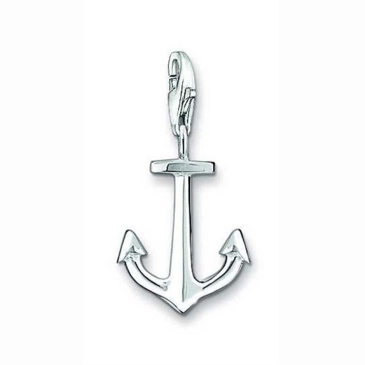 Thomas Sabo Charm Club Sterling Silver Anchor Charm - Silver