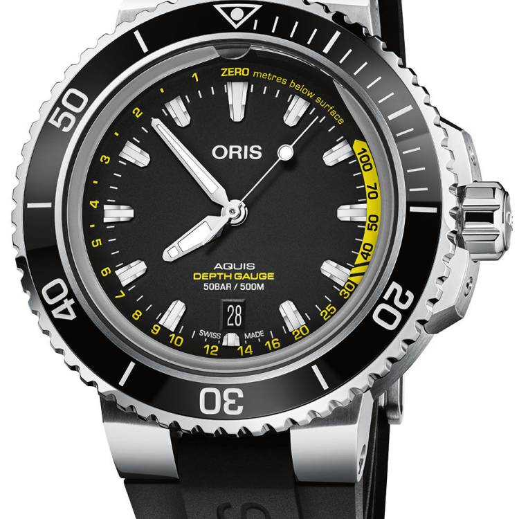 Oris Watch Oris Aquis Depth Gauge Rubber