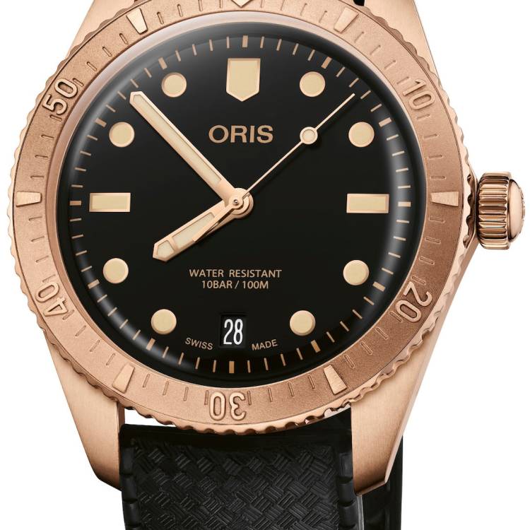 Oris Watch Divers Sixty Five Bronze Cotton Candy Sepia