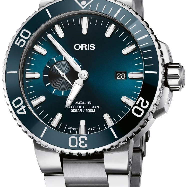 Oris Watch Aquis Date Small Seconds Bracelet