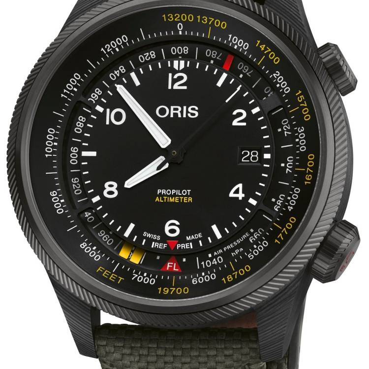 Oris Watch ProPilot Altimeter Feet