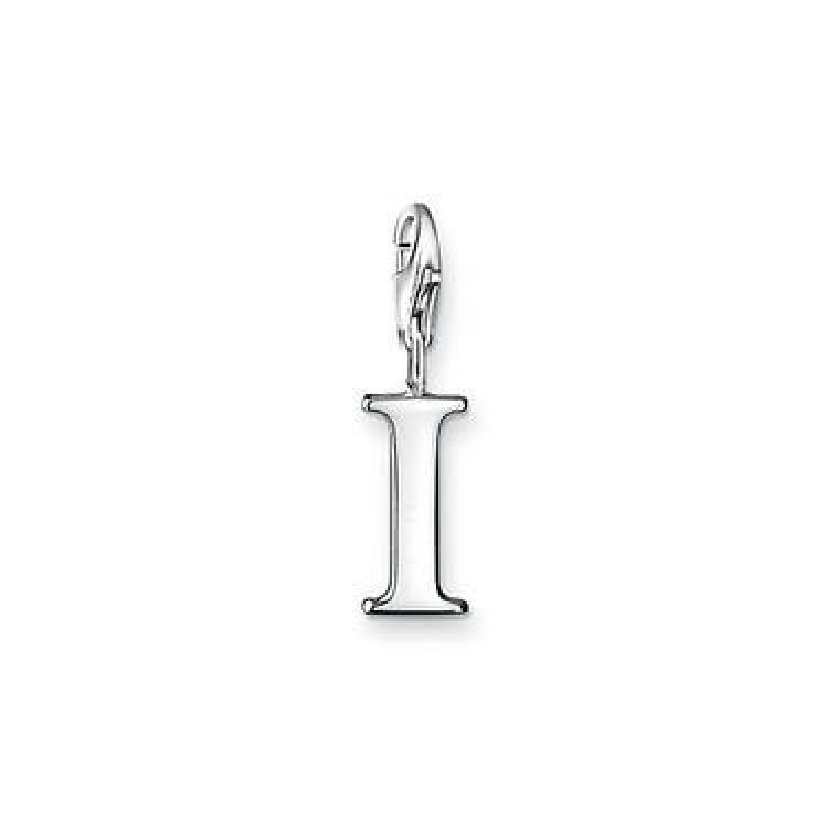Thomas Sabo Charm Sterling Silver Club Letter I Charm