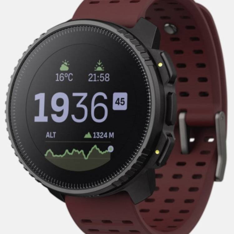 Suunto Watch Vertical Black Ruby Stainless Steel