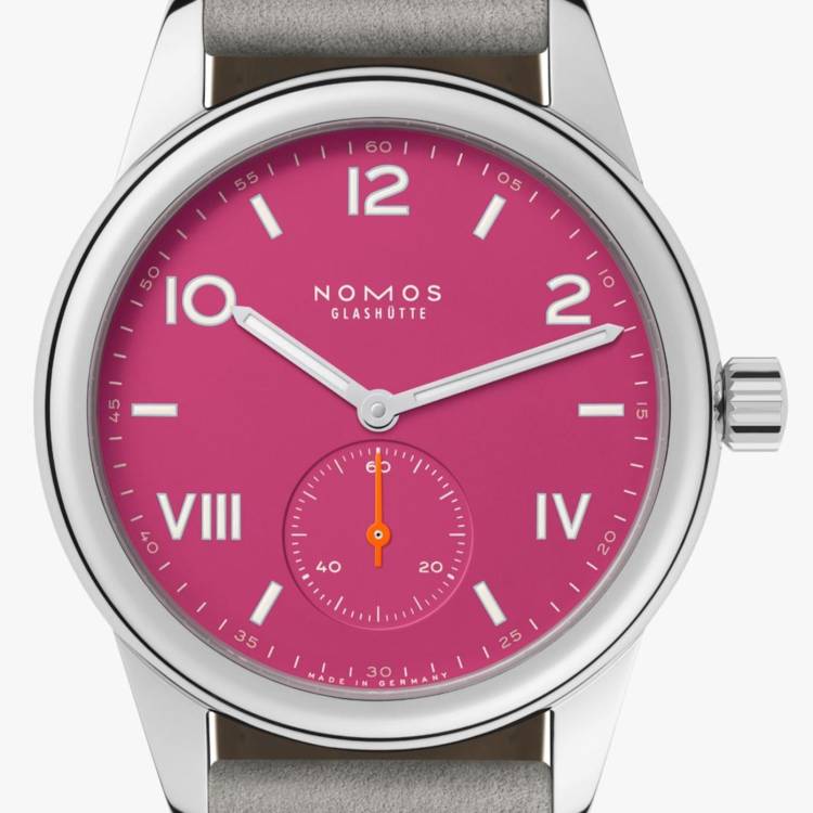 Nomos Glashutte Watch Club Campus Deep Pink 38 - Pink