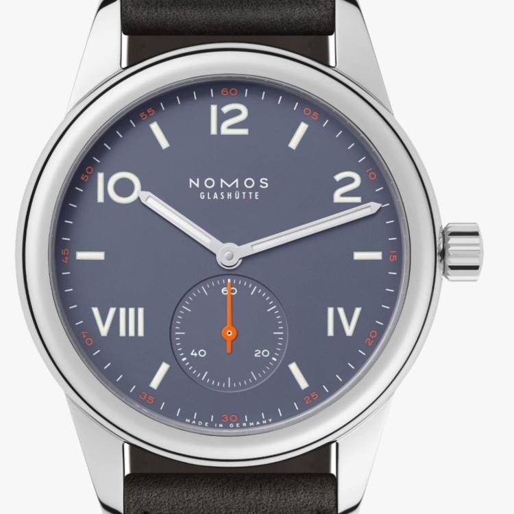 Nomos Glashutte Watch Club Campus Blue Purple - Blue