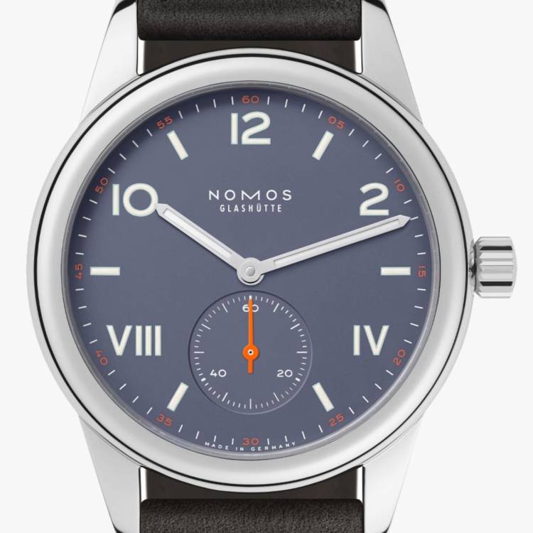 Nomos Glashutte Watch Club Campus Blue Purple 38