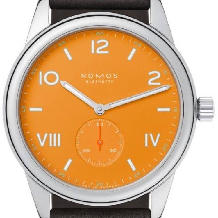 Nomos Glashutte Watch Club Campus 38 Future Orange - Orange