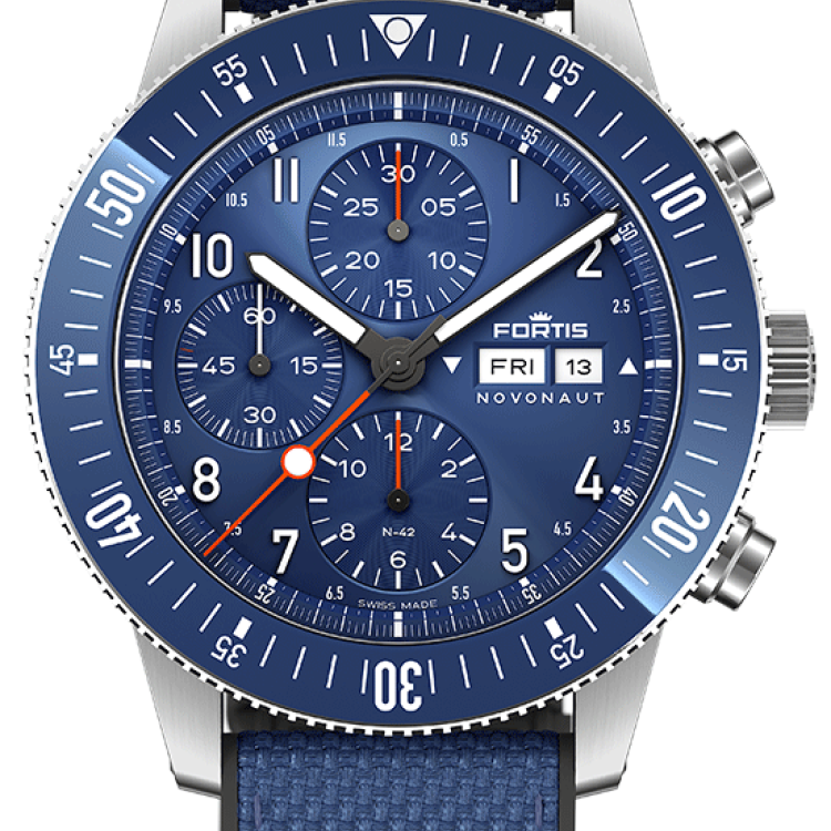 Fortis Watch Novonaut N-42 Cobalt Blue Edition