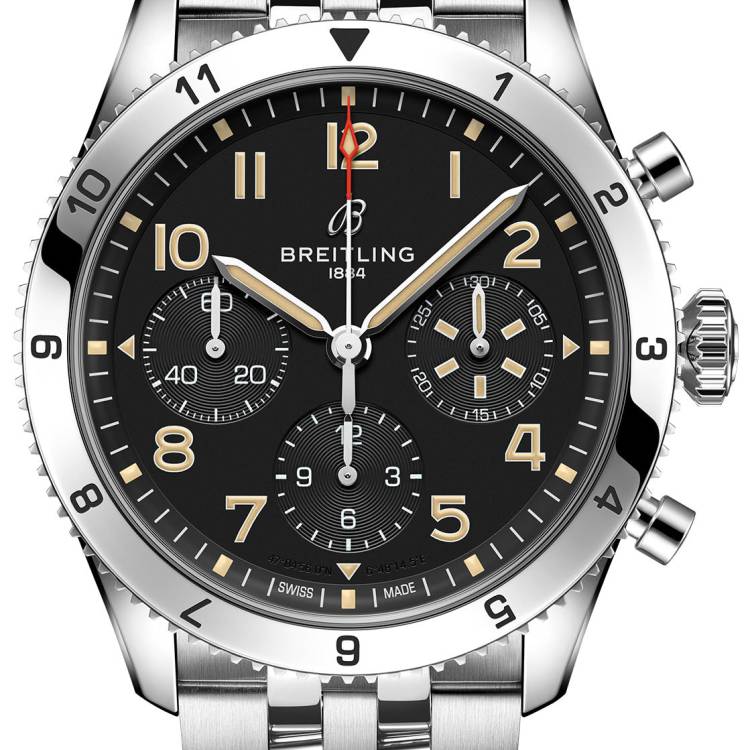 Breitling Watch Classic AVI Chronograph 42 P-51 Mustang Bracelet