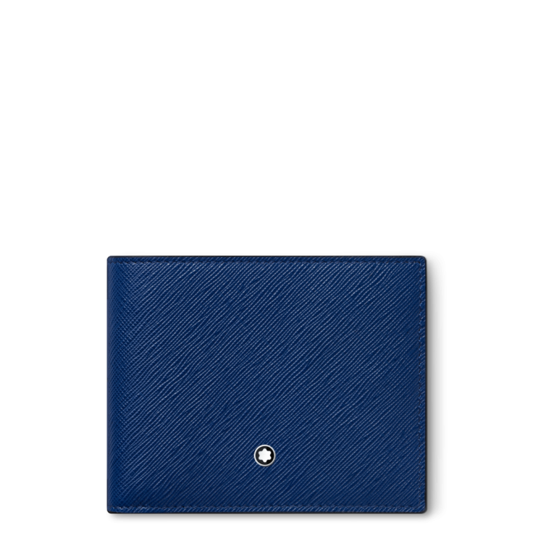 Montblanc Sartorial Wallet 6cc Blue D