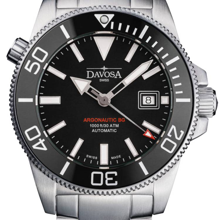 Davosa Watch Argonautic BG Automatic Black - Black