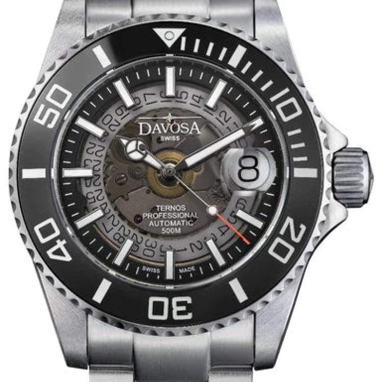 Davosa Watch Ternos Professional Nebulous Automatic Smoke Black