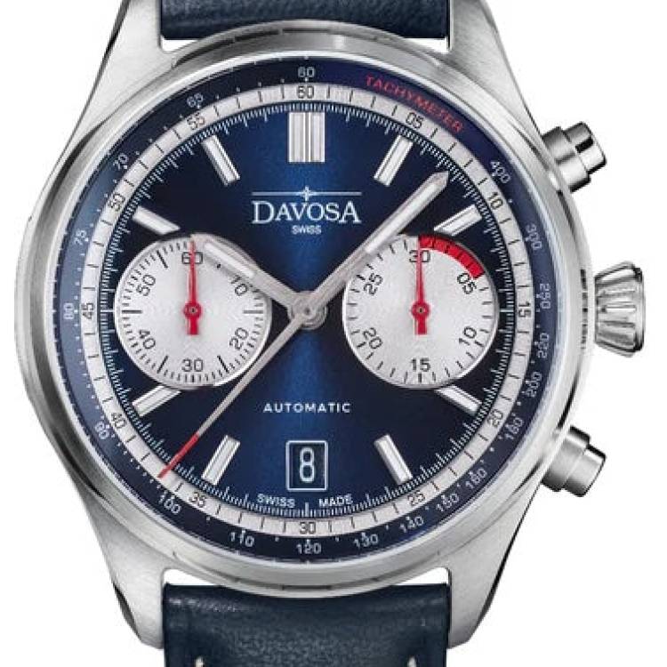 Davosa Watch Newton Pilot Rally Chronograph Blue Limited Edition