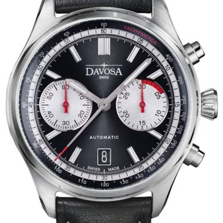 Davosa Watch Newton Pilot Rally Chronograph Black Limited Edition