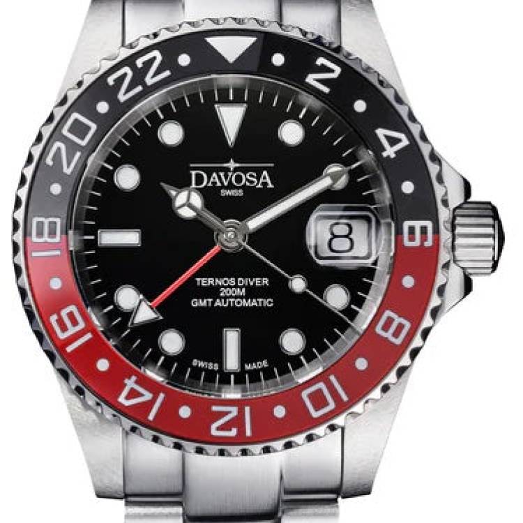 Davosa Watch Ternos Cermaic GMT Tri Bracelet