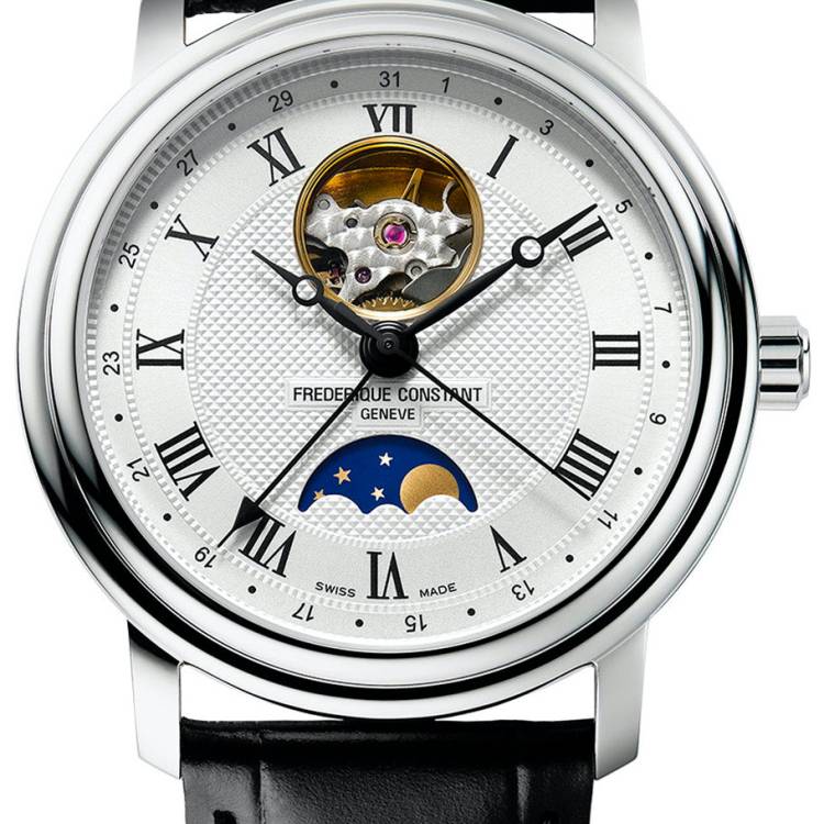 Frederique Constant Watch Classics Moonphase - Silver