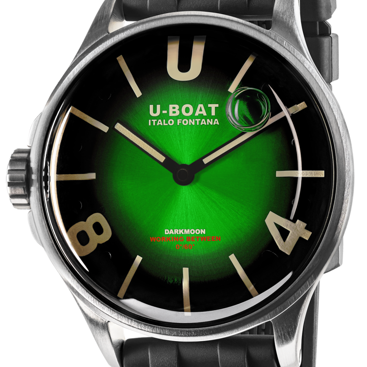 U-Boat Watch Darkmoon 40mm Green SS Soleil