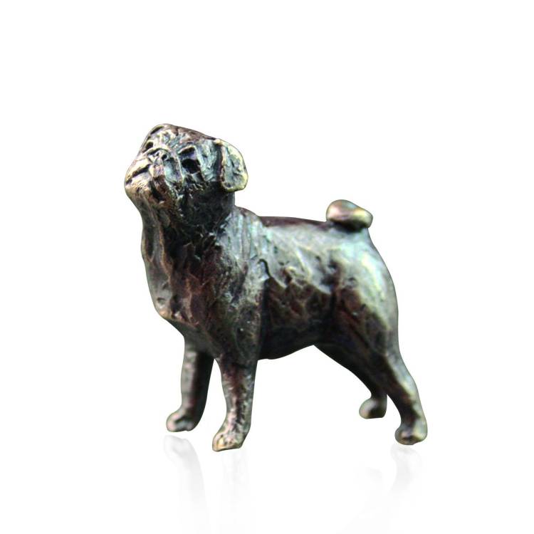Art In Bronze Pug Figurine