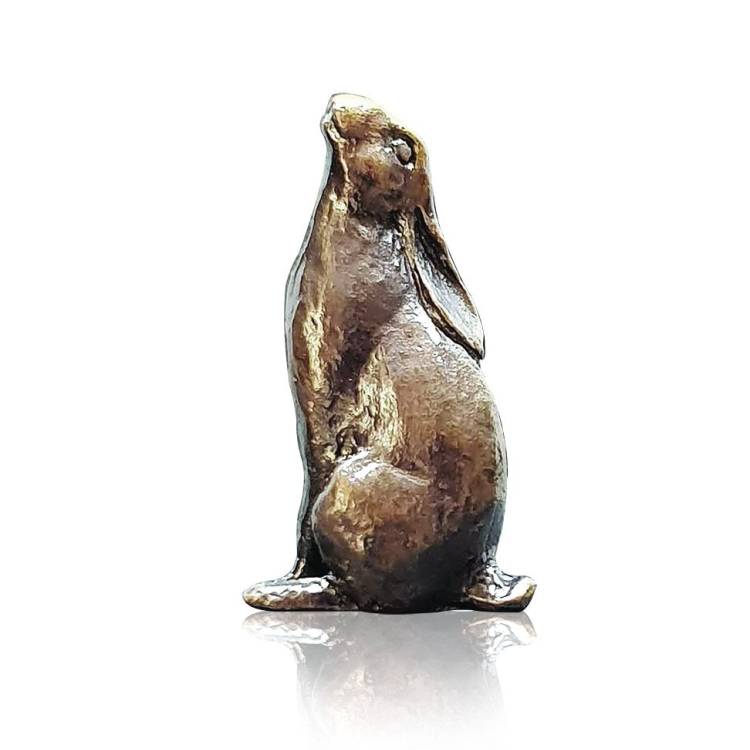 Art In Bronze Moongazing Hare Figurine
