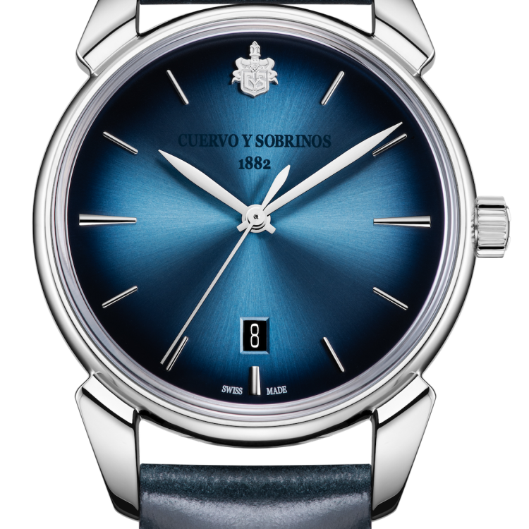 Cuervo y Sobrinos Watch Historiador Asturias Blue - Blue