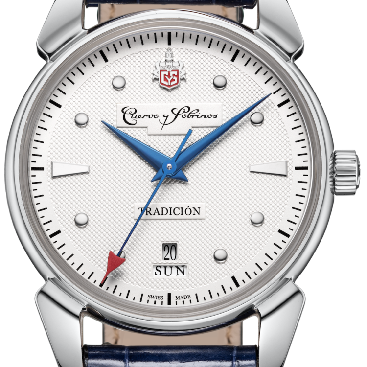 Cuervo y Sobrinos Watch Historiador Tradicion San Rafael Limited Edition - Silver