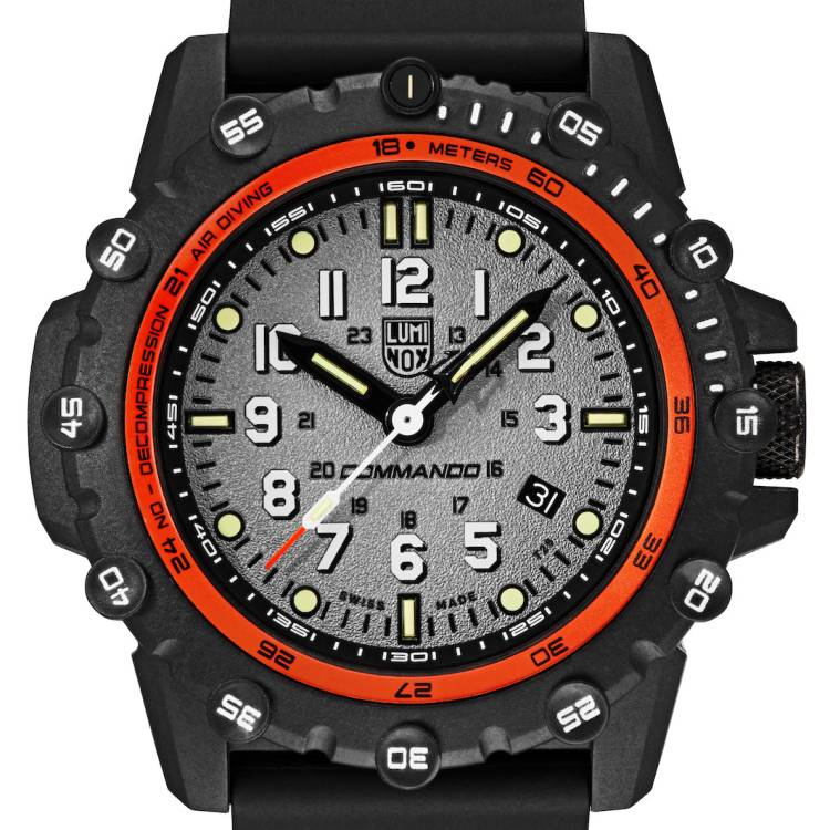 Luminox Watch Commando Frogman 3300 Series - Silver