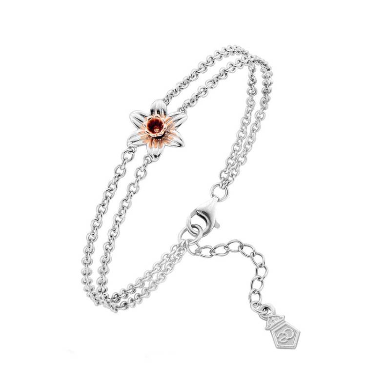 Clogau Daffodil Sterling Silver Bracelet - Silver