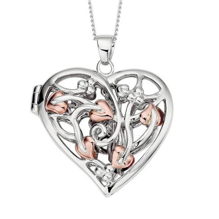 Clogau Fairy Sterling Silver Heart Locket - Silver