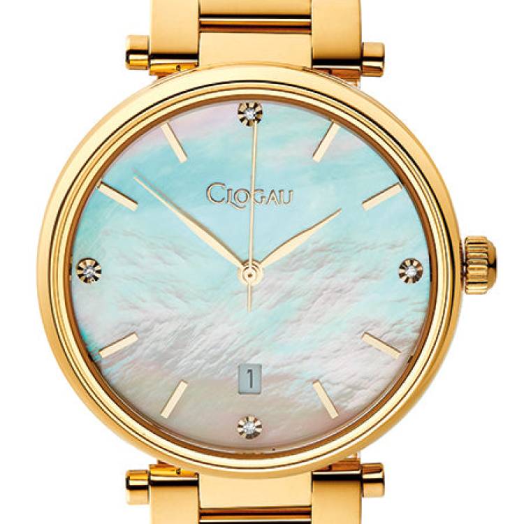 Clogau Watch Classic Mother of Pearl Yellow Gold