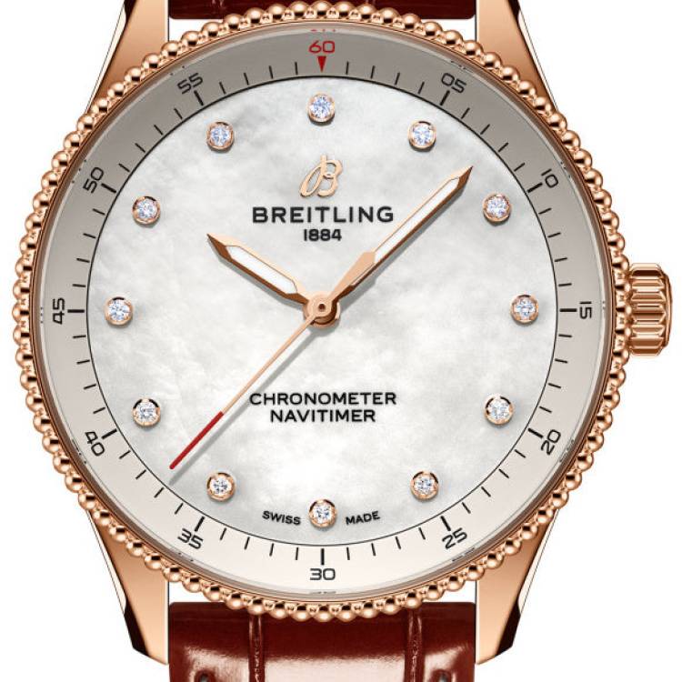 Breitling Watch Navitimer 32 18k Red Gold