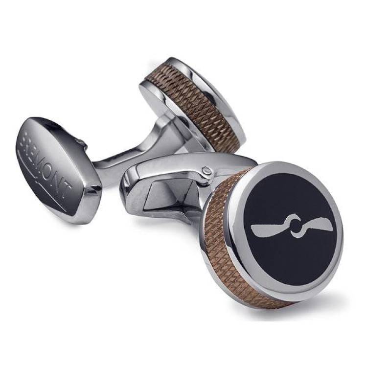 Bremont MB Barrel Cufflinks Bronze - Bronze