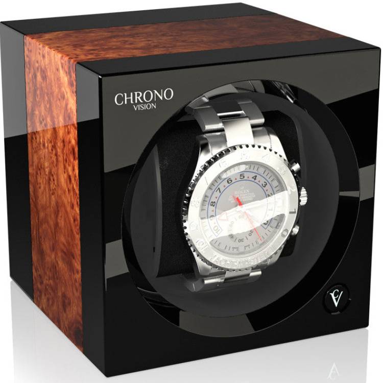 Chronovision One Watch Winder Bluetooth Elm High Gloss Black High Gloss - Black