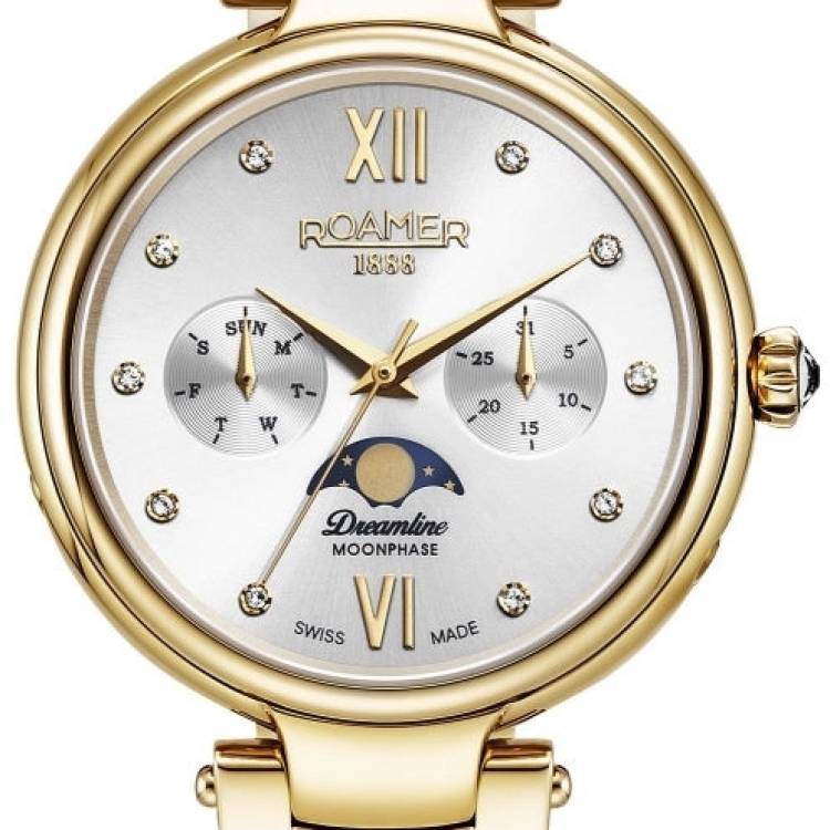 Roamer Watch Dreamline Silver Moonphase