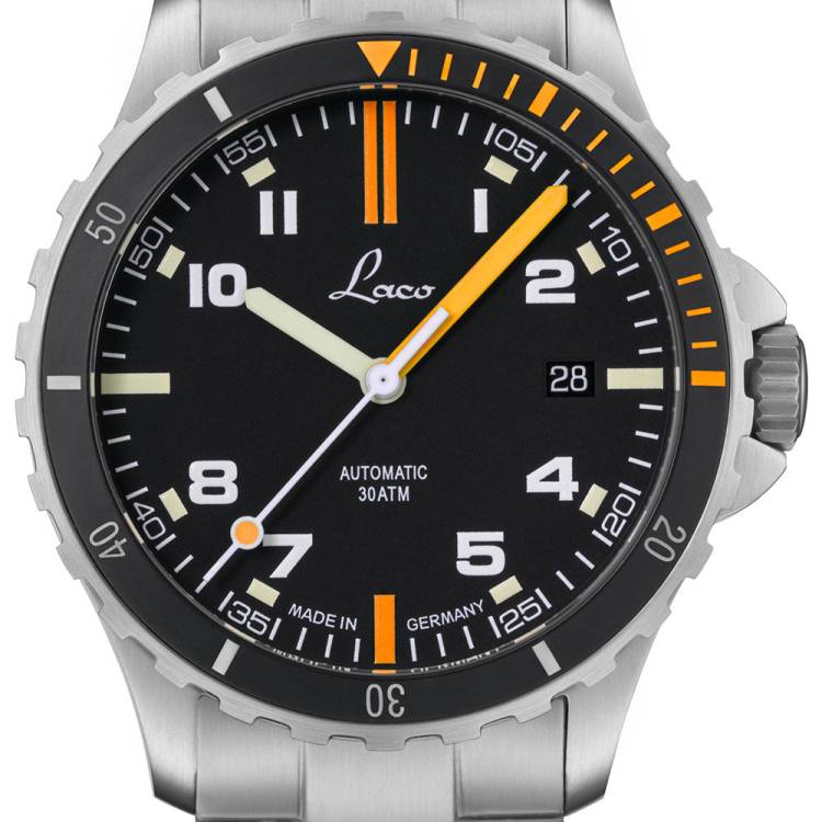 Laco Watch Squad Mojave 39 Bracelet - Black