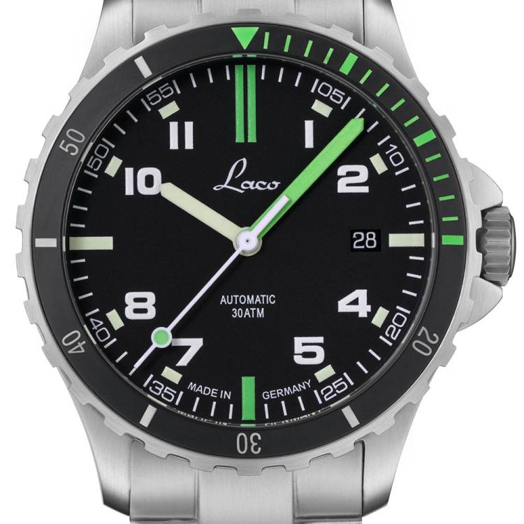 Laco Watch Squad Amazonas 39 Bracelet - Black