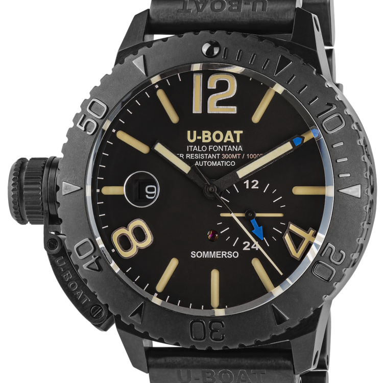 U-Boat Watch Sommerso 46mm DLC Bracelet