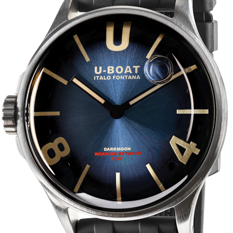 U-Boat Watch Darkmoon 40mm Blue SS Soleil