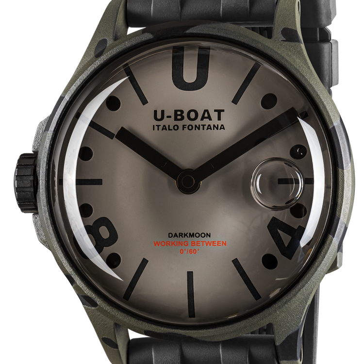 U-Boat Watch Darkmoon 44 Camouflage Grey Curve Black