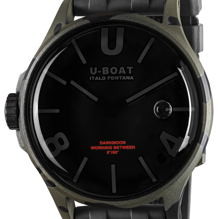 U-Boat Watch Darkmoon 44 Camouflage Black Curve Grey